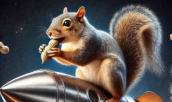 Peanut the Squirrel banner